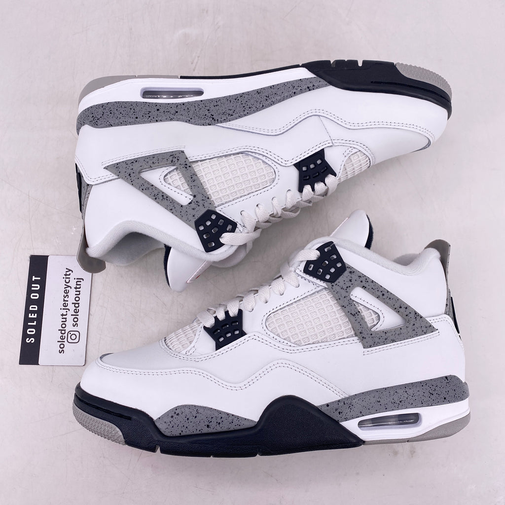 Air Jordan 4 Retro "White Cement" 2025 New Size 8.5