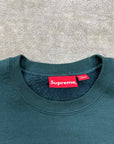 Supreme Crewneck Sweater "BOX LOGO" Dark Pine Used Size S