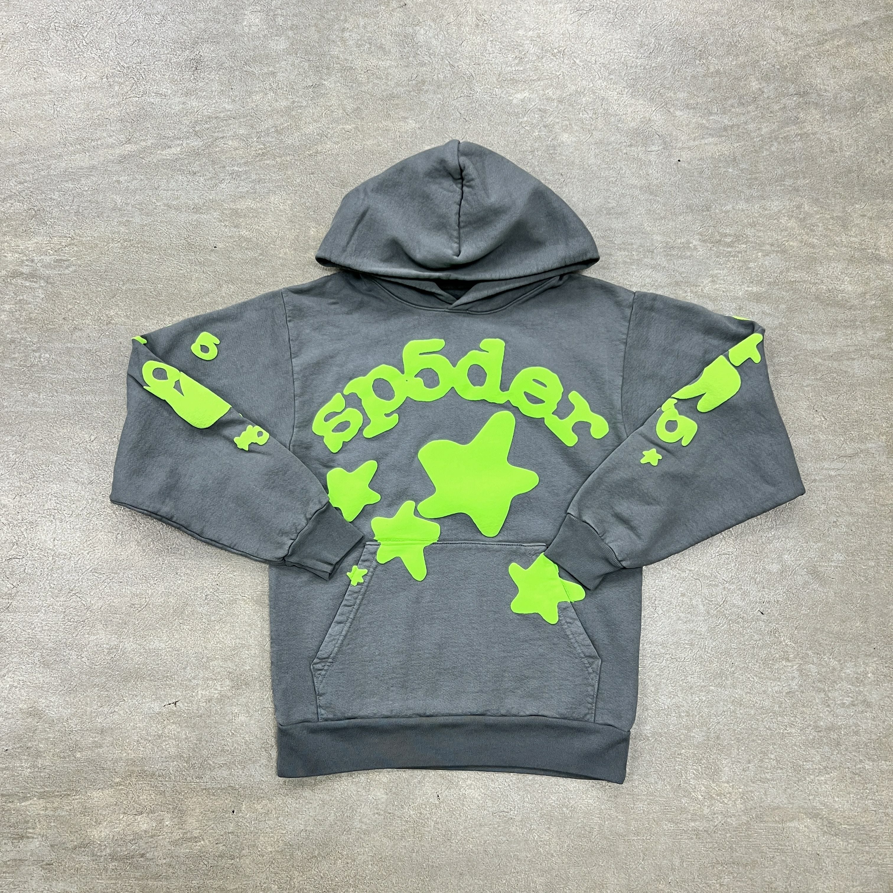 正規品　Sサイズ　SP5DER BELUGA GLAY HOODIE SP5DER BELUGA HOODIE HEATHER GREY | Heavenly Wish