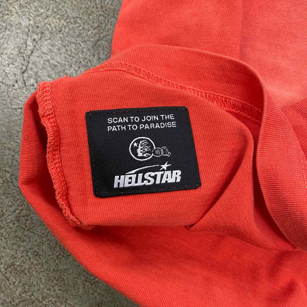 Hellstar T-Shirt "BOX LOGO" Red New Size S