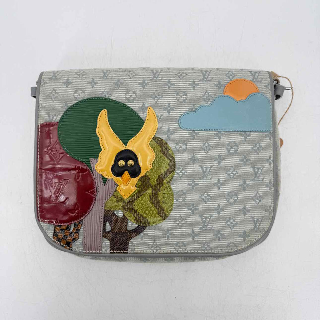 Louis Vuitton Crossbody "CONT DE FEES" Used Grey Size OS