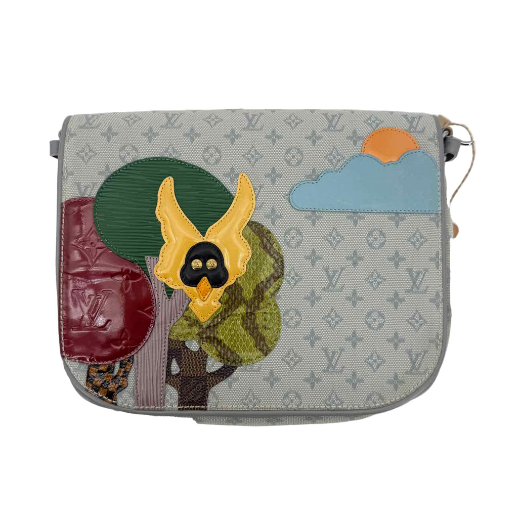 Louis Vuitton Crossbody "CONT DE FEES" Used Grey Size OS