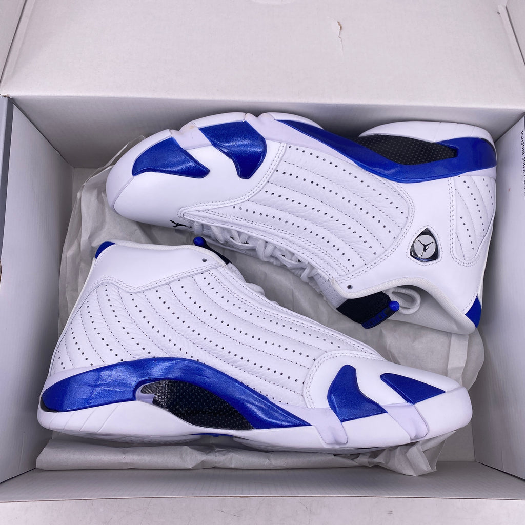 Air Jordan 14 Retro "White Hyper Royal" 2020 New Size 8