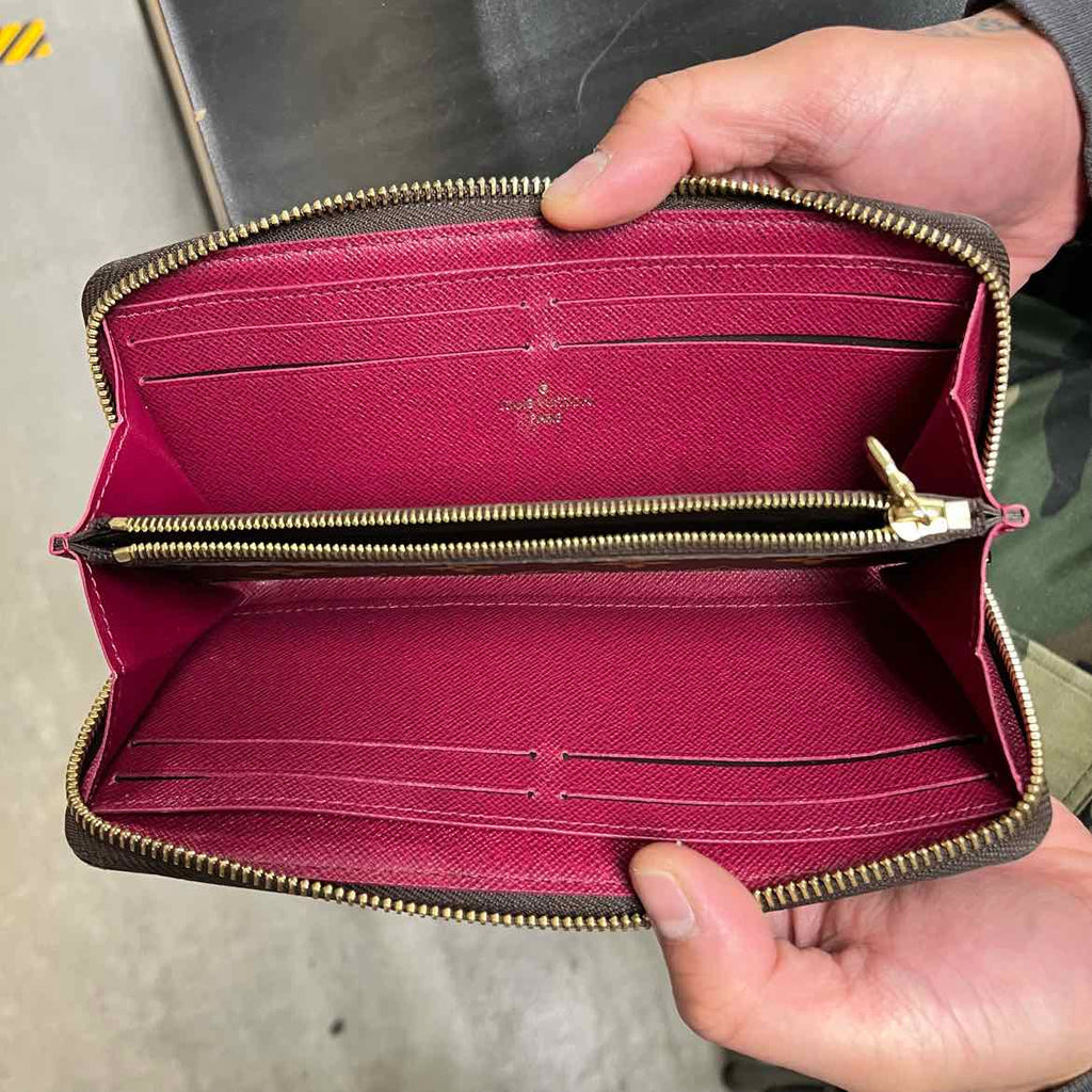 Louis Vuitton Wallet "CLEMENCE" Used Brown