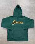 Supreme Hoodie "VIPER" Dark Green Used Size L