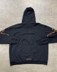 Chrome Hearts Hoodie "VERTICAL LOGO" Brown Used Size XL