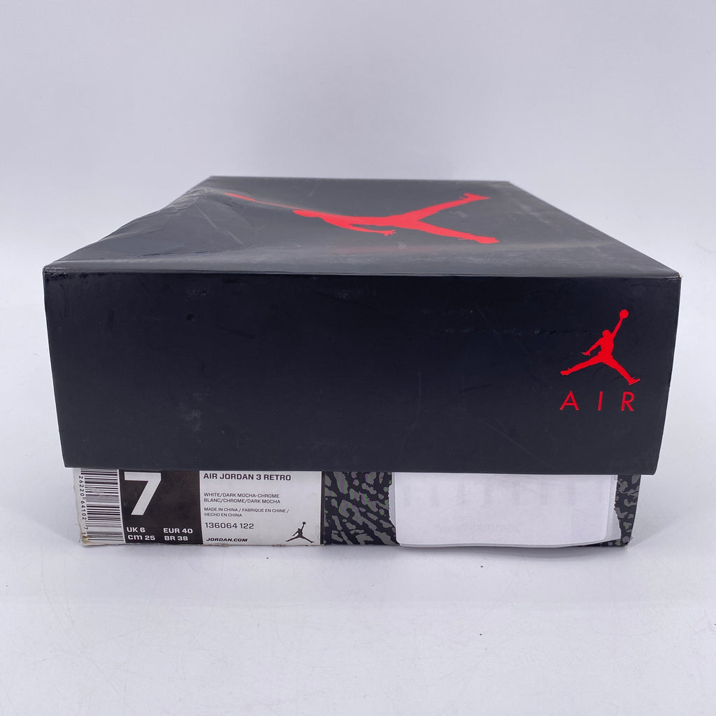 Air Jordan 3 Retro "Mocha" 2018 New Size 7