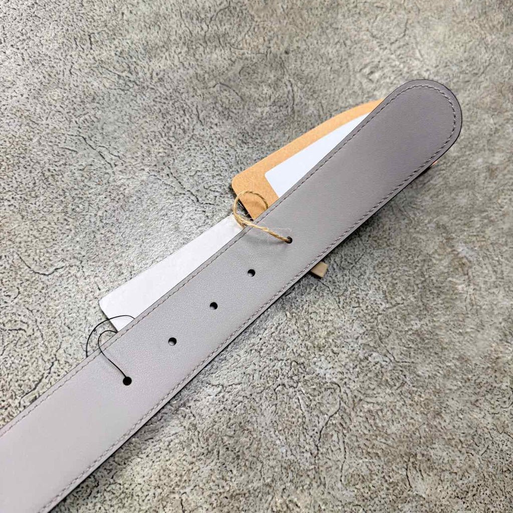 Gucci (W) Belt "SILVER BUCKLE" New Grey Size 34