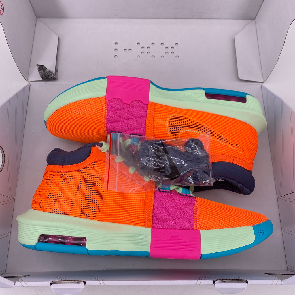 Nike Lebron Witness 8 "Total Orange Laser Fuchsia" 2024 New Size 9.5