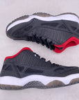 Air Jordan 11 Retro Low "Black Varsity Red" 2011 New Size 10.5