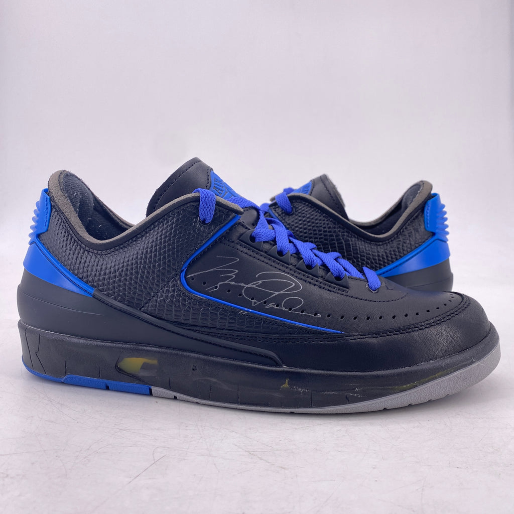 Air Jordan 2 Retro Low "Ow Black Blue" 2021 Used Size 10