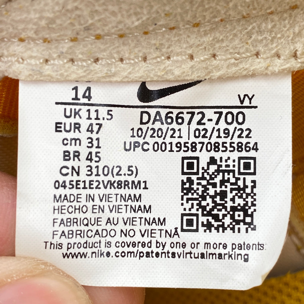 Nike (W) General Purpose Shoe "Dark Sulfur" 2022 Used Size 14W
