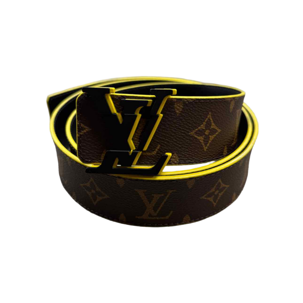 Louis Vuitton Belt "BROKEN" Used Brown Size 44