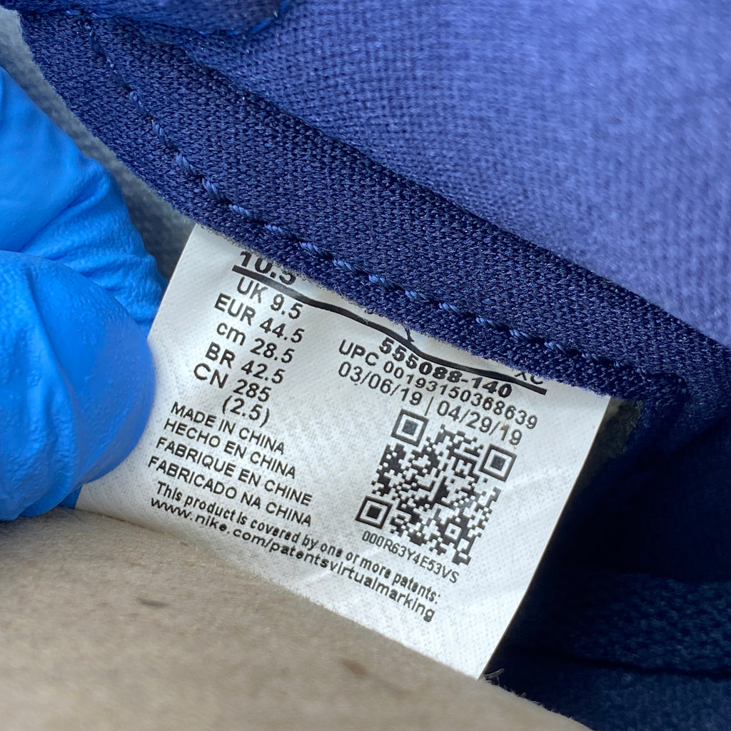 Air Jordan 1 Retro High OG "Unc Obsidian" 2019 New Size 10.5