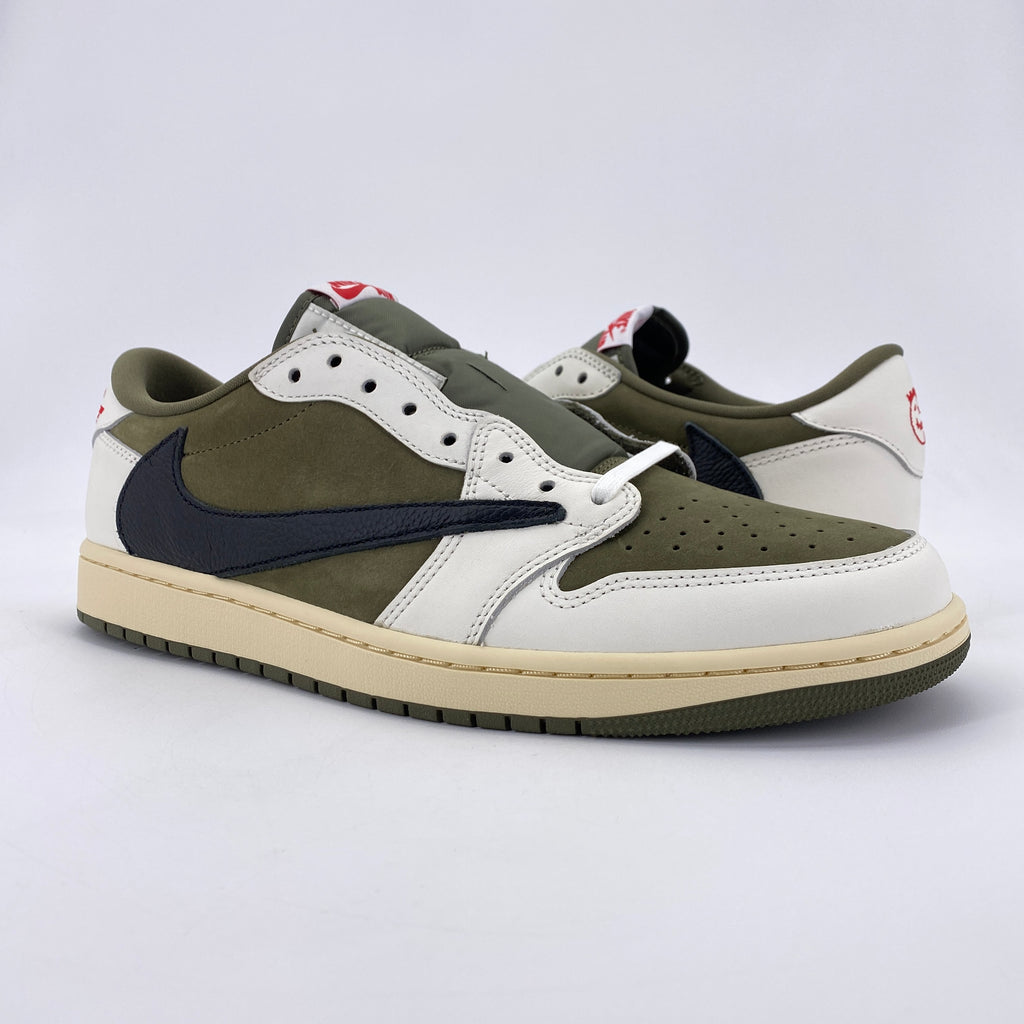 Air Jordan 1 Low OG SP "Travis Scott Medium Olive" 2024 New Size 9.5