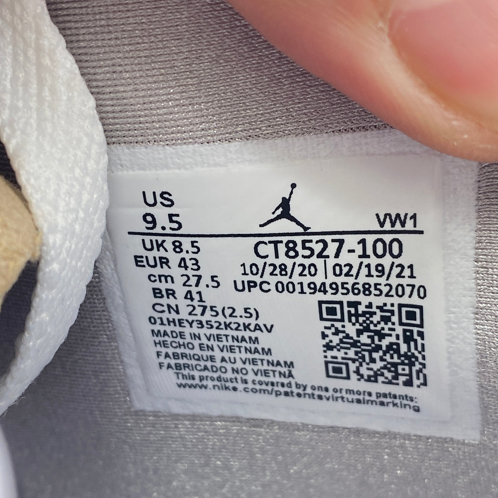 Air Jordan 4 Retro "White Oreo" 2021 New Size 9.5