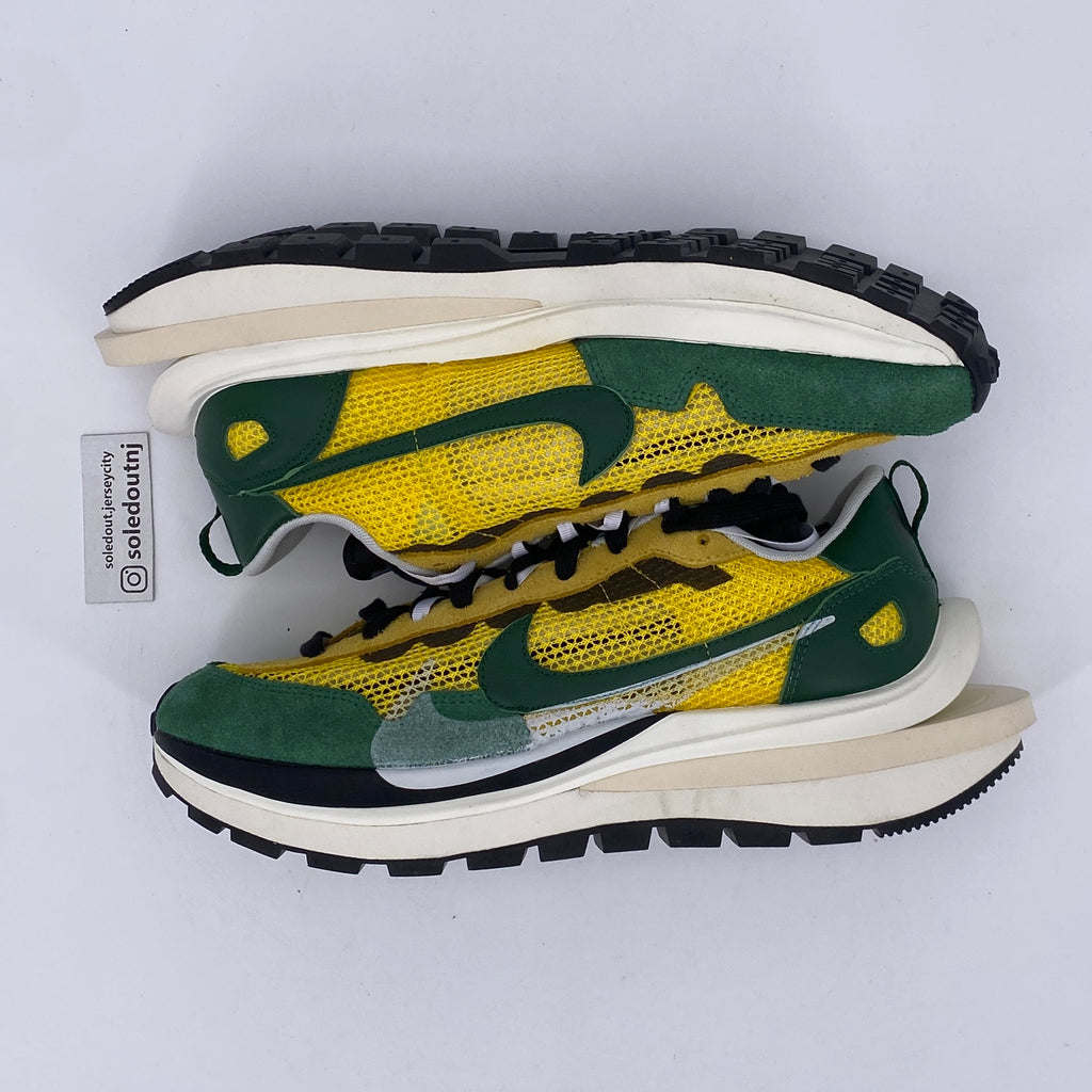 Nike Vaporwaffle / Sacai "Tour Yellow" 2020 New Size 12