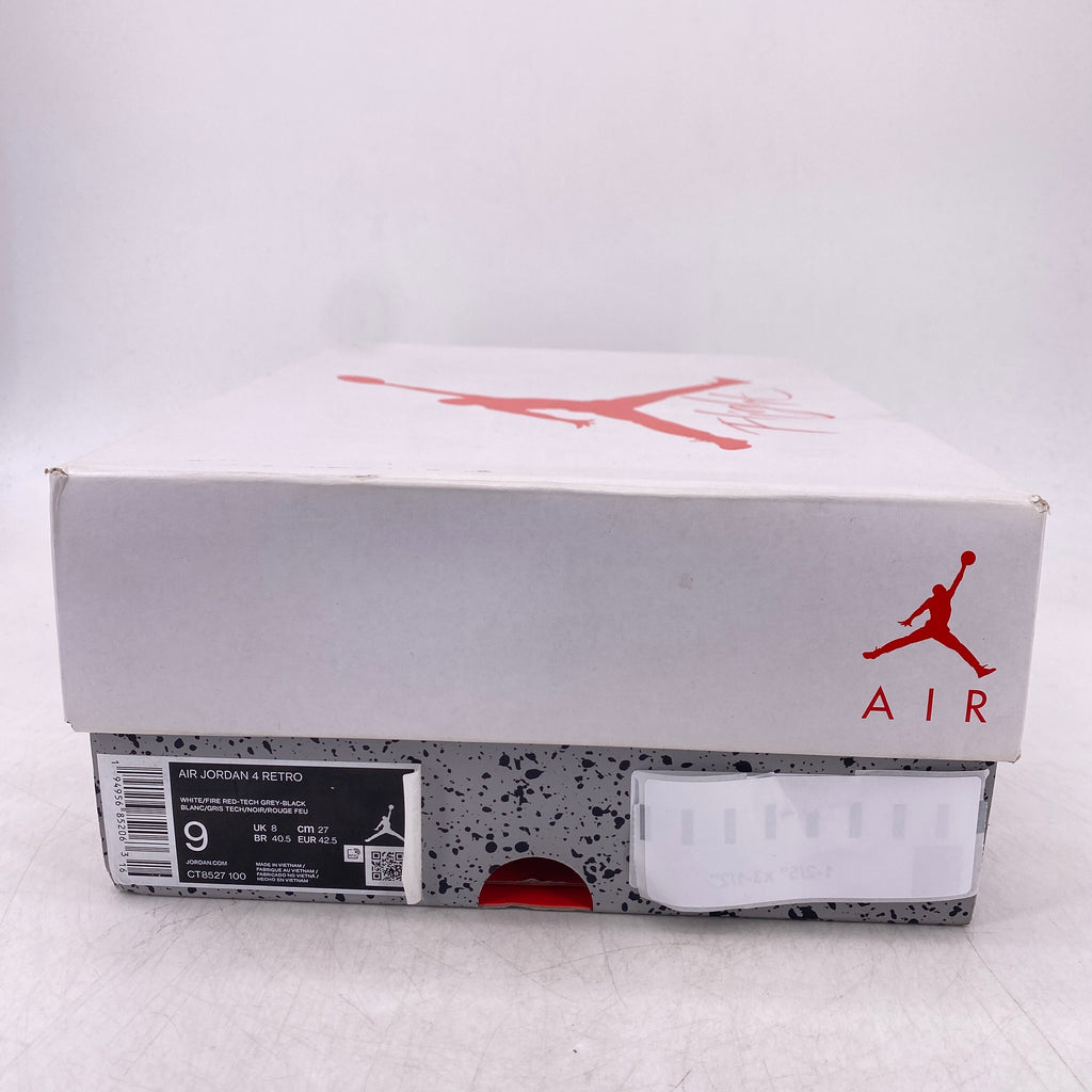 Air Jordan 4 Retro "White Oreo" 2020 New Size 9
