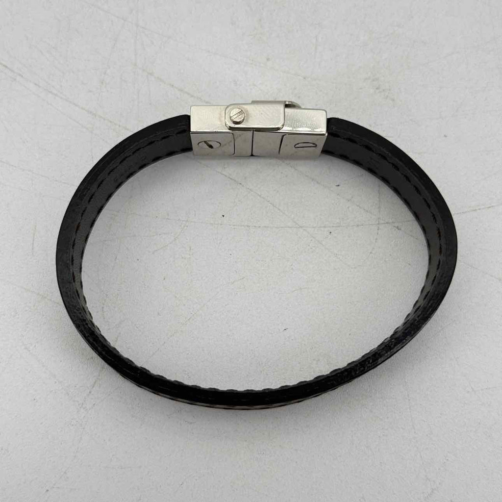 Louis Vuitton Bracelet "LEATHER" Used Brown Size OS