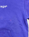 Balenciaga Hoodie "COPYRIGHT LOGO" Purple Used Size S