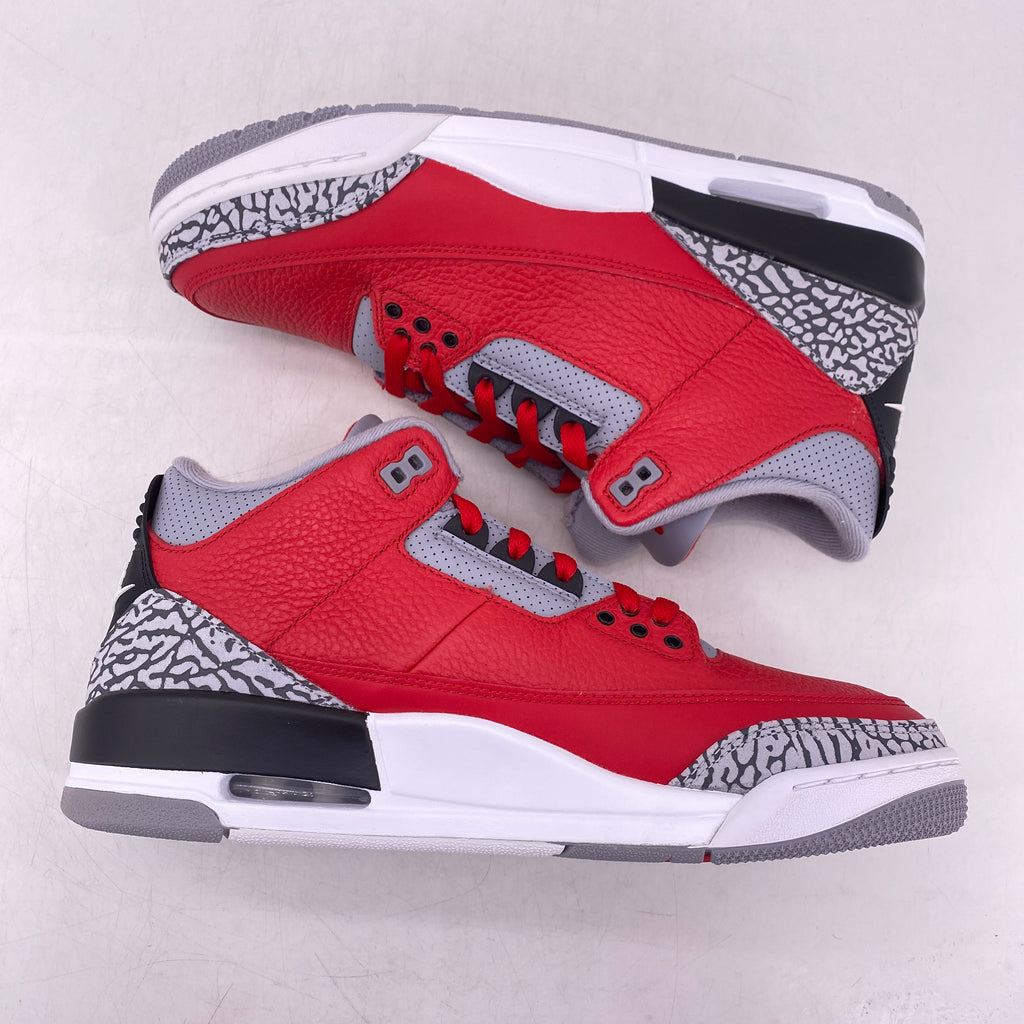 Air Jordan 3 Retro "Unite Fire Red" 2020 New Size 10