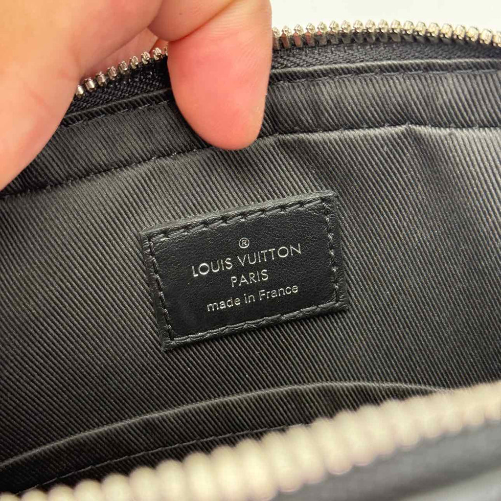 Louis Vuitton Messenger Bag "TRIO" Used Black