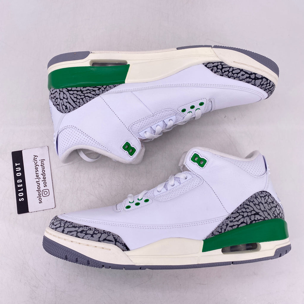 Air Jordan (W) 3 Retro "Lucky Green" 2023 New Size 12W