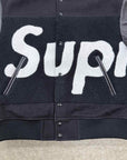 Supreme Jacket "BIG LOGO CHENILLE" Black Used Size S