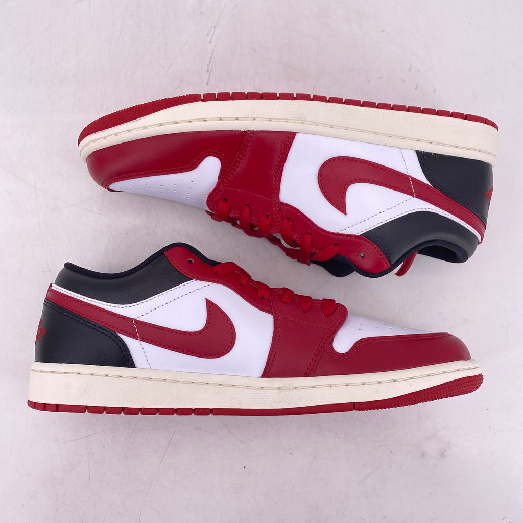 Air Jordan (W) 1 Low "Reverse Black Toe" 2022 New Size 12W