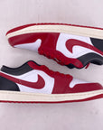 Air Jordan (W) 1 Low "Reverse Black Toe" 2022 New Size 12W