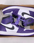 Air Jordan 1 Retro High OG "Court Purple 2.0" 2020 Used Size 10.5