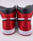 Air Jordan (W) 1 Retro High OG "Satin Black Toe" 2019 New Size 12W