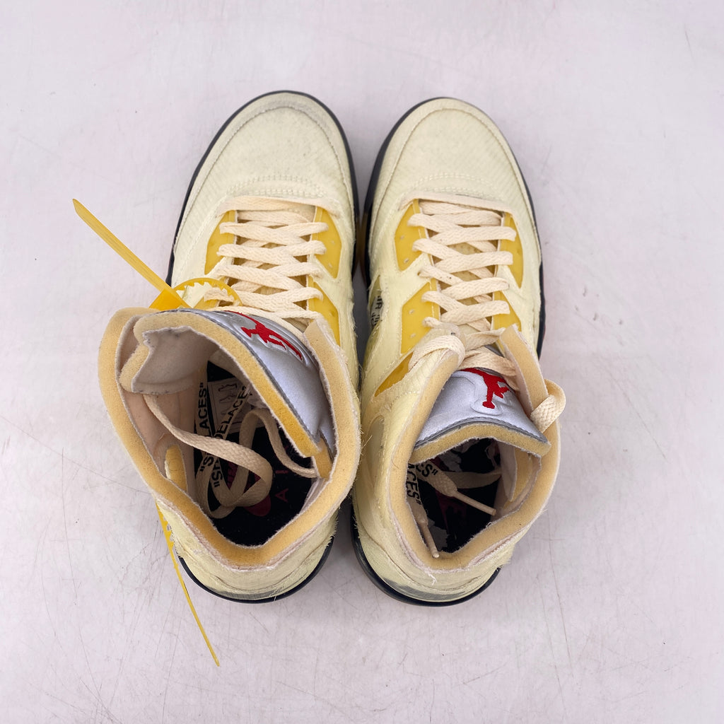 Air Jordan 5 Retro "Ow Sail" 2020 Used Size 8.5