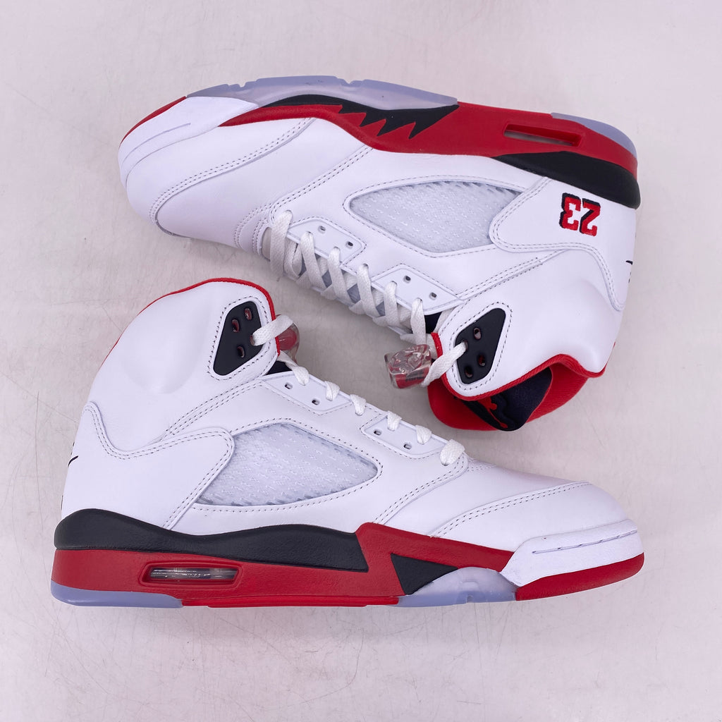 Air Jordan 5 Retro "Fire Red Black Tongue" 2025 New Size 9.5