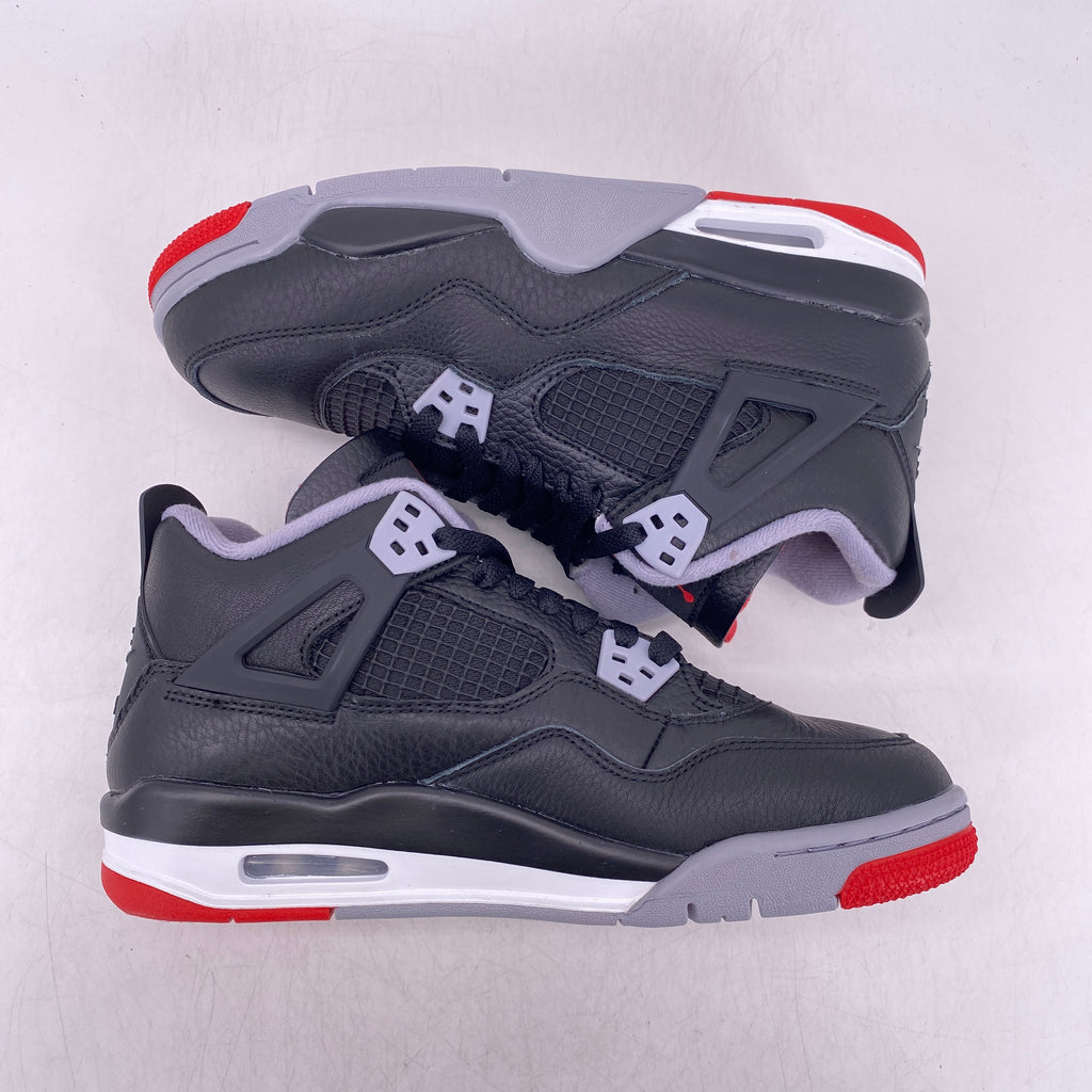 Air Jordan (GS) 4 Retro "Bred Reimagined" 2024 New Size 7Y
