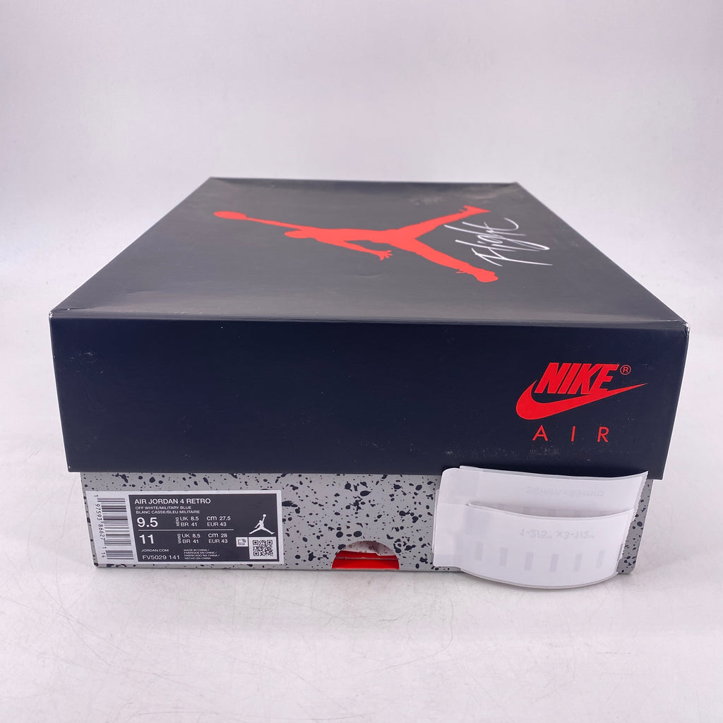 Air Jordan 4 Retro "Military Blue" 2024 New Size 9.5