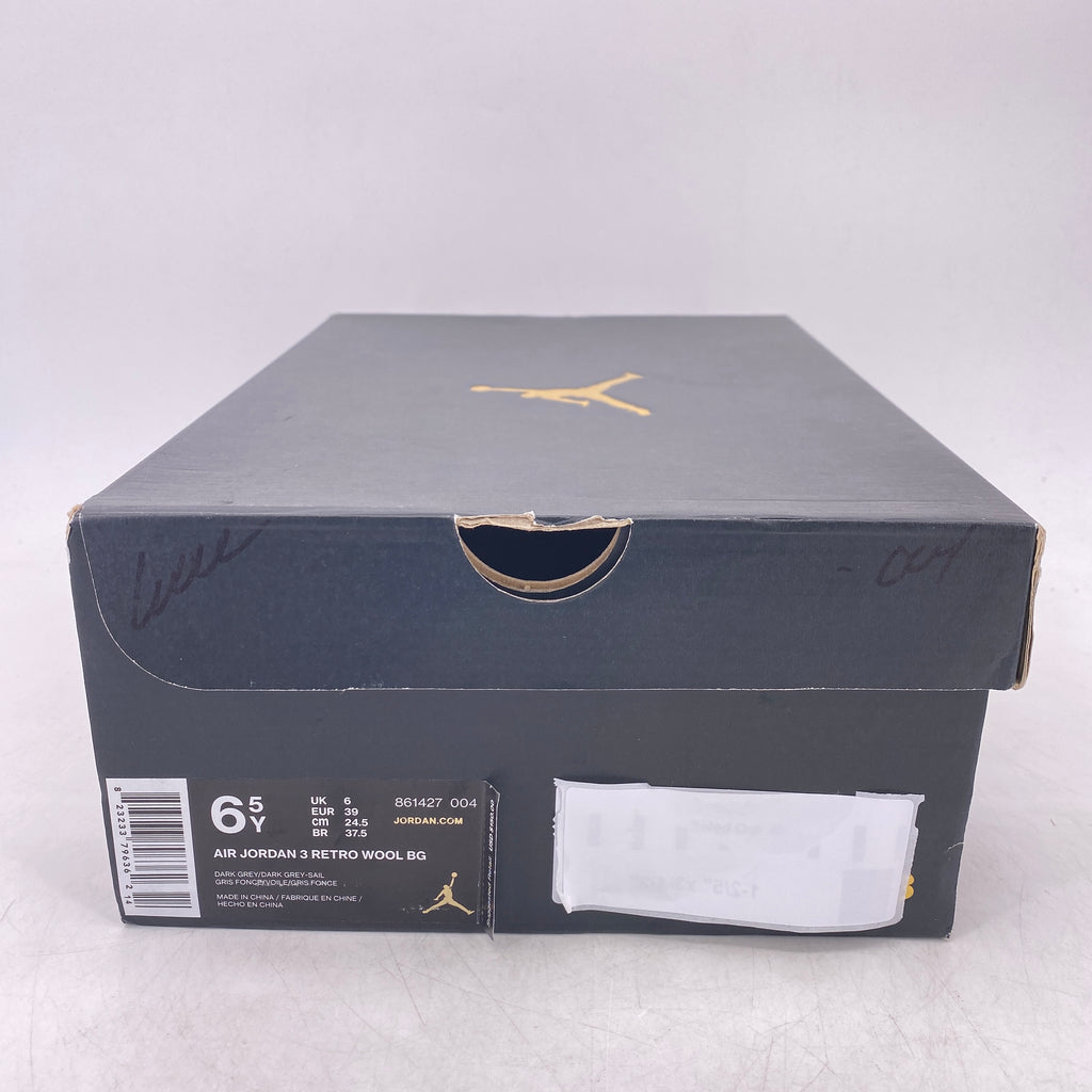 Air Jordan (GS) 3 Retro "Wool" 2016 New Size 6.5Y