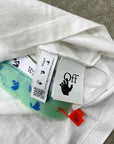 OFF-WHITE T-Shirt "MONA LISA" White New Size S