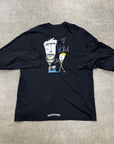 Chrome Hearts Long Sleeve "OUT OF VOGUE" Black Used Size 2XL