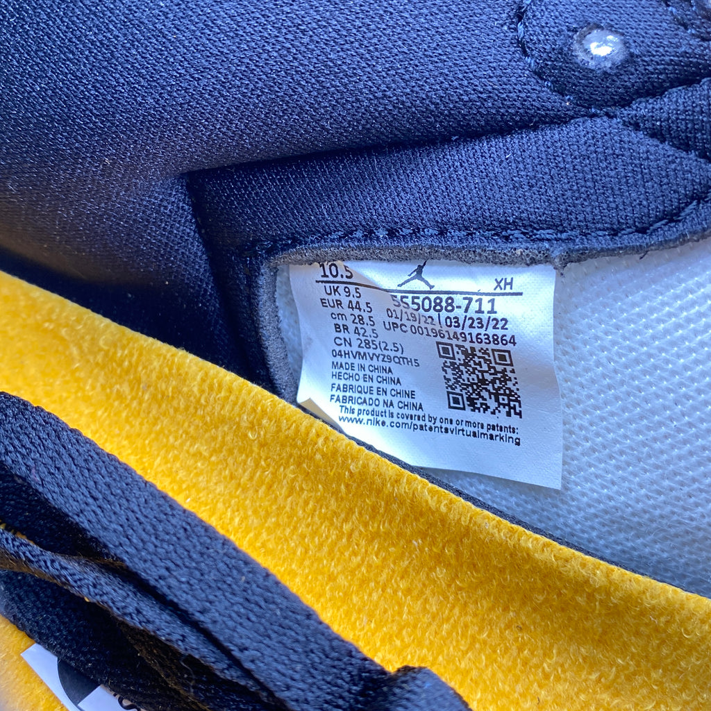 Air Jordan 1 Retro High OG "Taxi" 2022 New Size 10.5