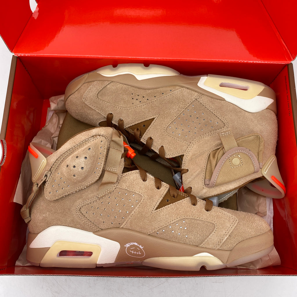 Air Jordan 6 Retro "British Khaki" 2021 New Size 9.5