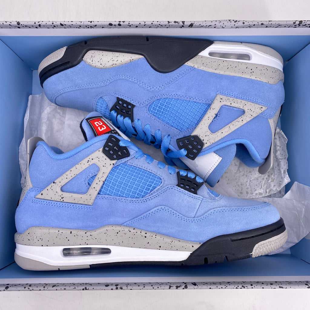 Air Jordan 4 Retro "University Blue" 2021 New Size 8