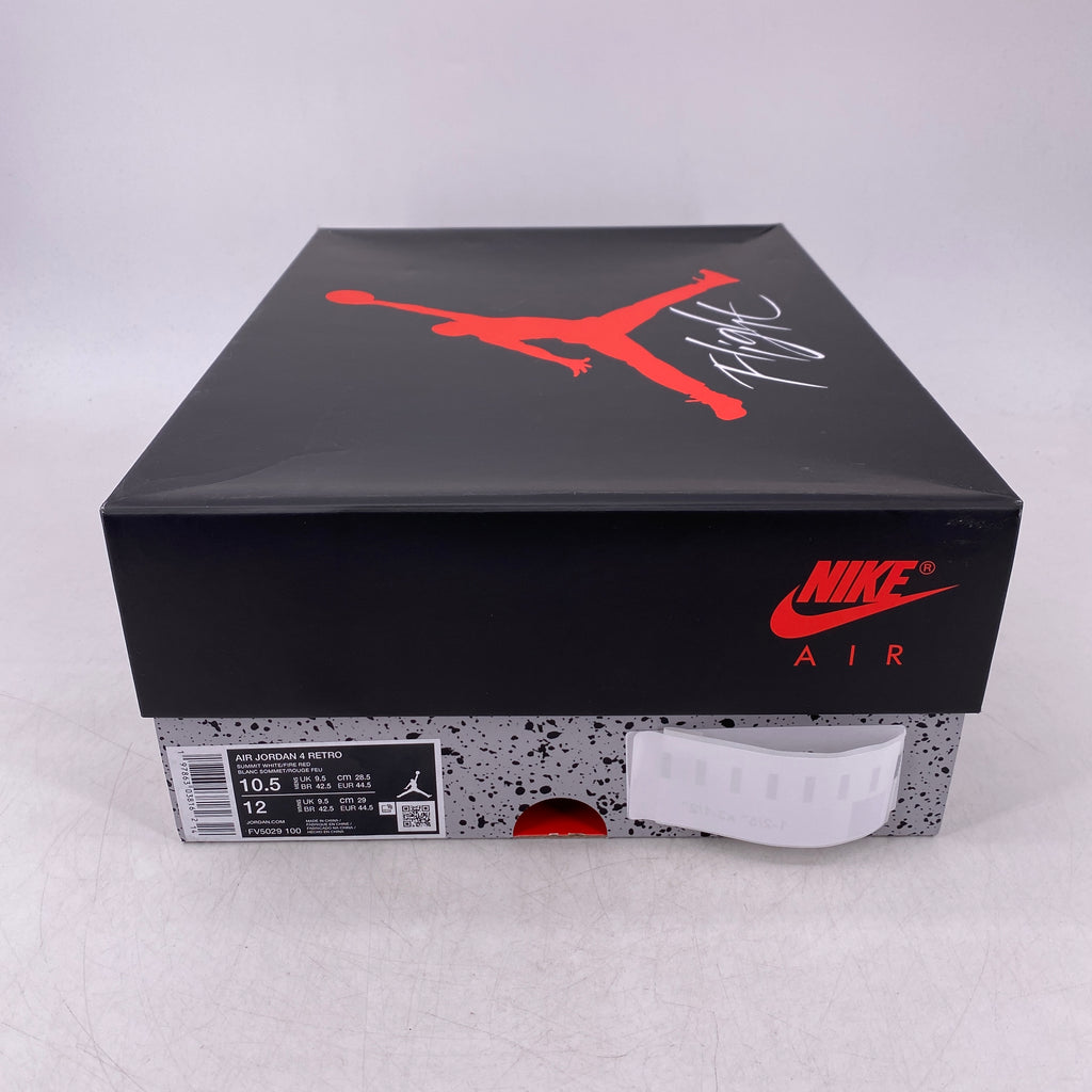 Air Jordan 4 Retro "White Cement" 2025 New Size 10.5