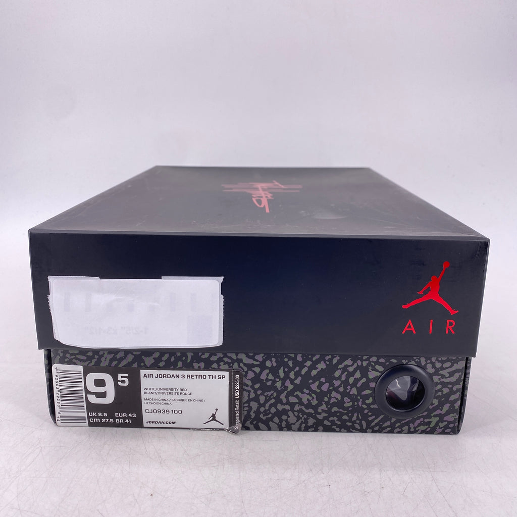 Air Jordan 3 Retro "Tinker University Red" 2019 New Size 9.5