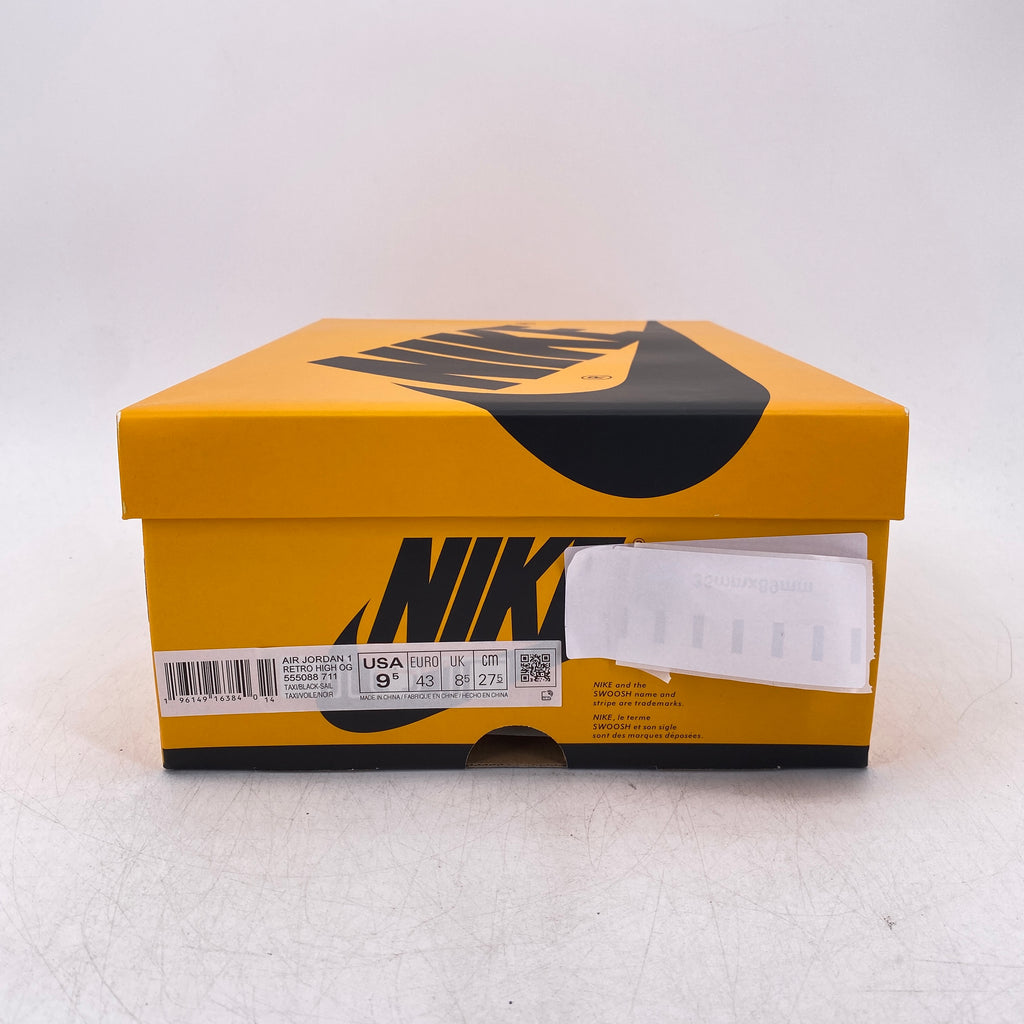 Air Jordan 1 Retro High OG "Taxi" 2022 New Size 9.5