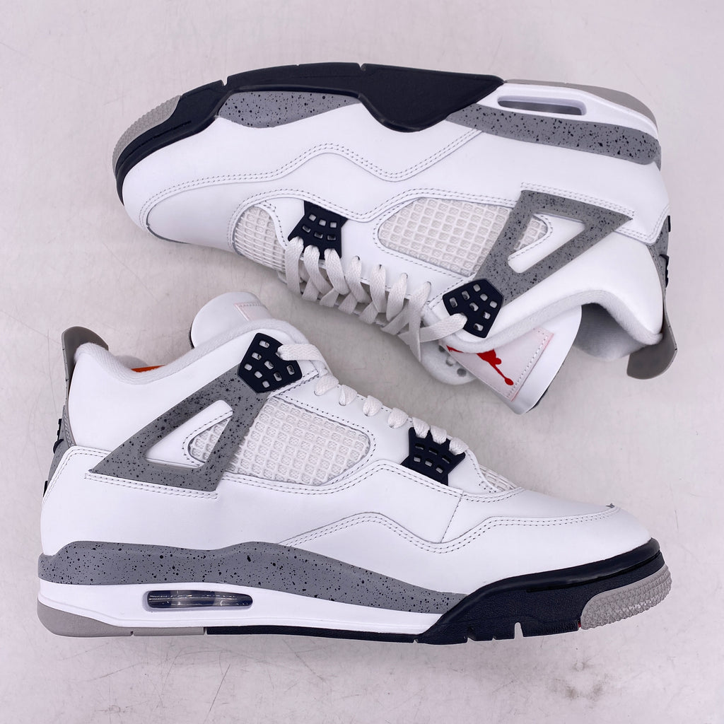 Air Jordan 4 Retro "White Cement" 2025 New Size 11.5