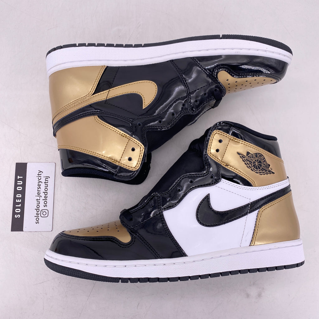 Air Jordan 1 Retro High OG "Gold Toe" 2018 New Size 10.5