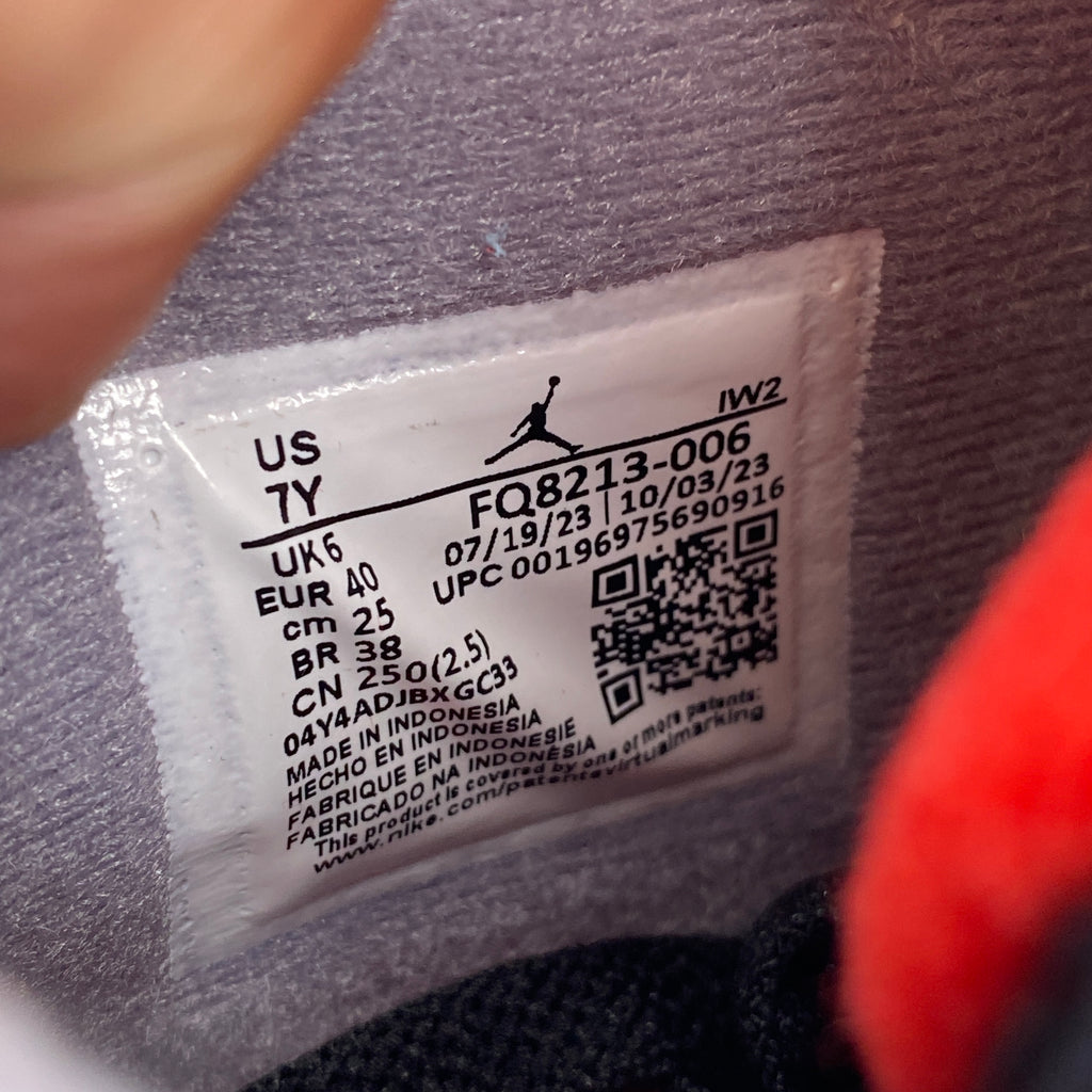 Air Jordan (GS) 4 Retro "Bred Reimagined" 2024 New Size 7Y