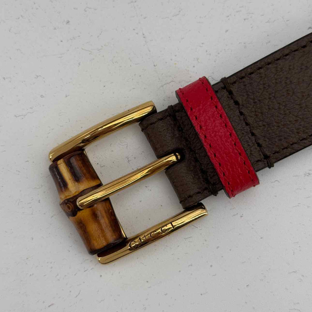 Gucci Belt "GG" New Brown Size 28W