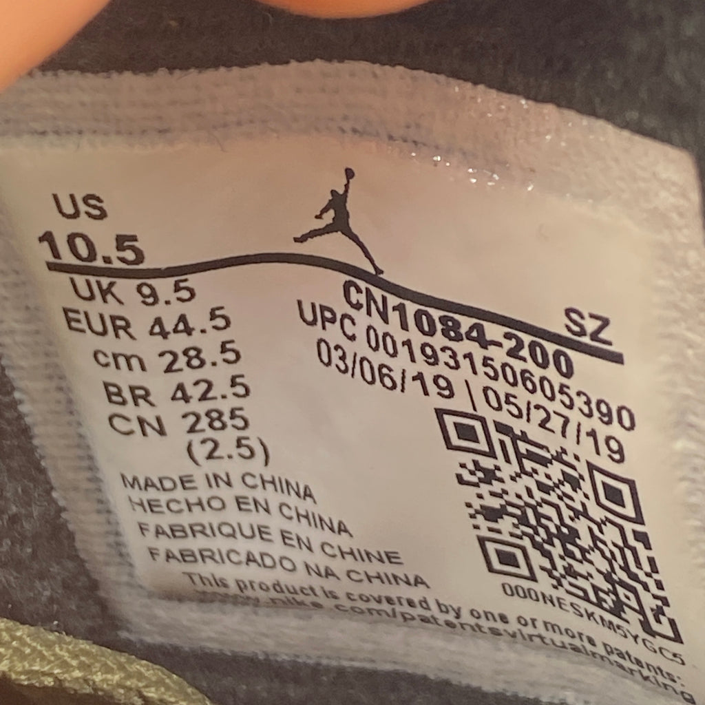 Air Jordan 6 Retro "Travis Scott" 2019 New Size 10.5